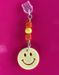 Smiley Face USB-C Dust Plug Charm | Beaded Phone Dust Plug | Kindle USB-C Port Protector | Cute Phone Accessory | Handmade Charm | Y2K Gift