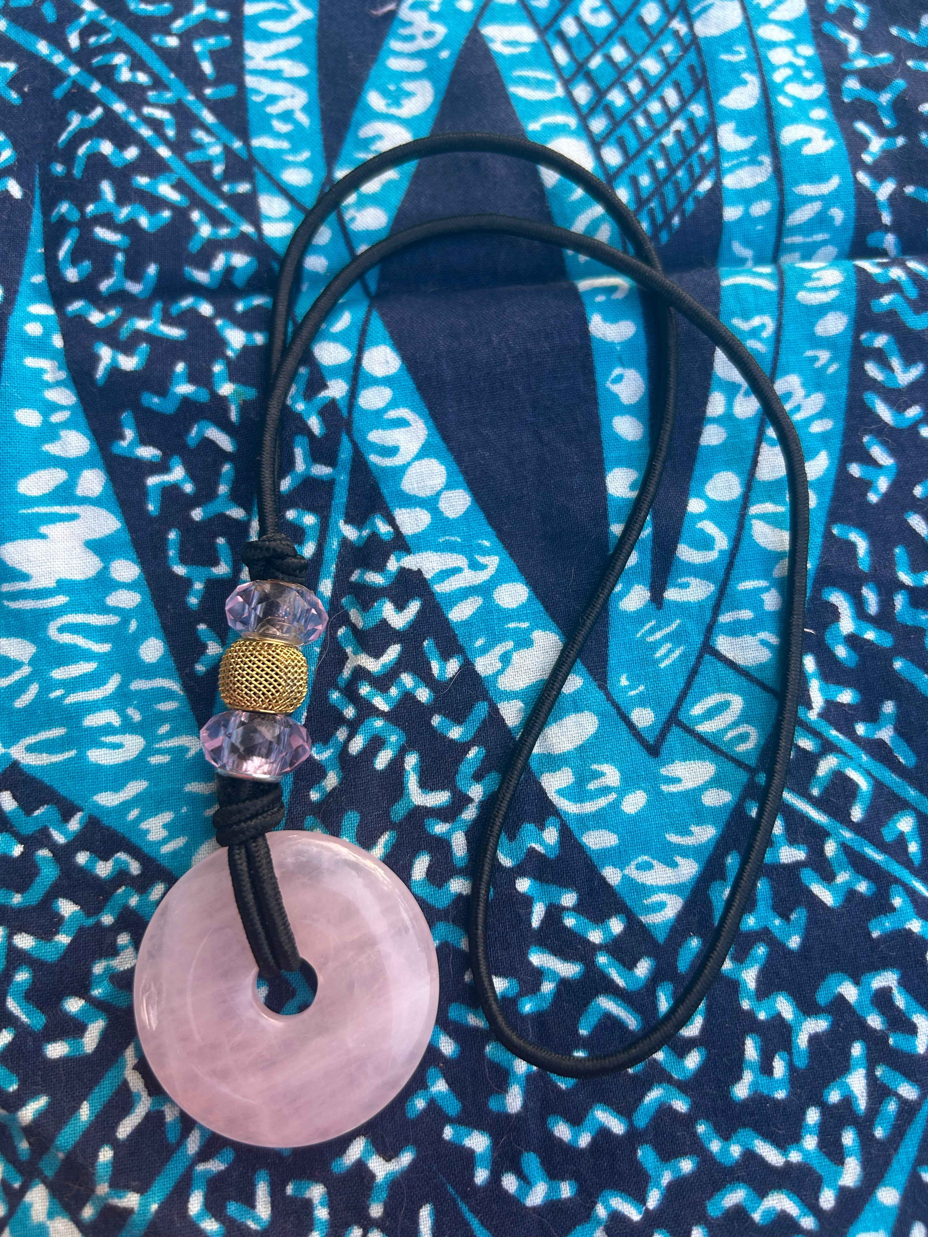 Healing Crystal Hair Loc Tie