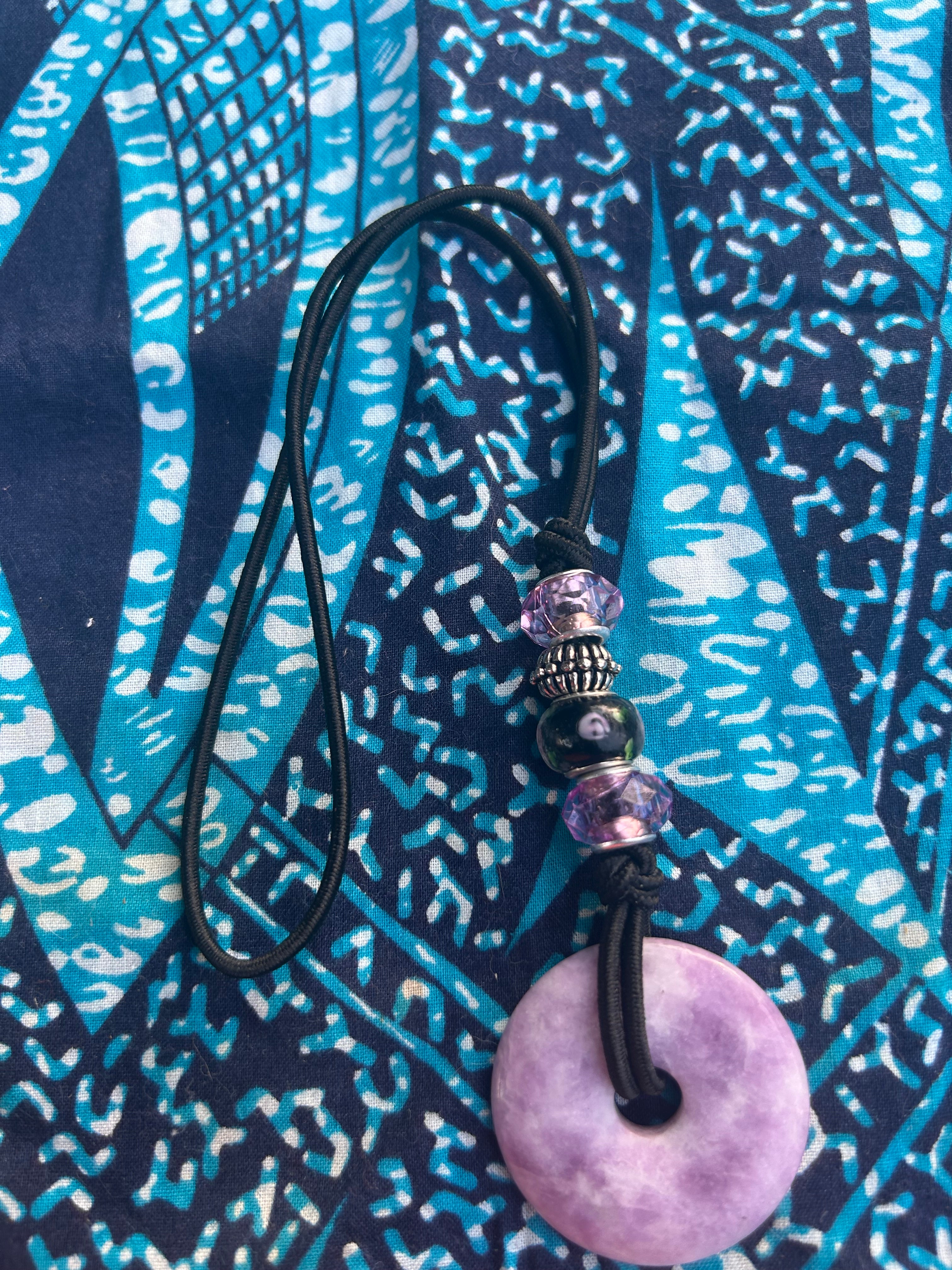 Healing Crystal Hair Loc Tie