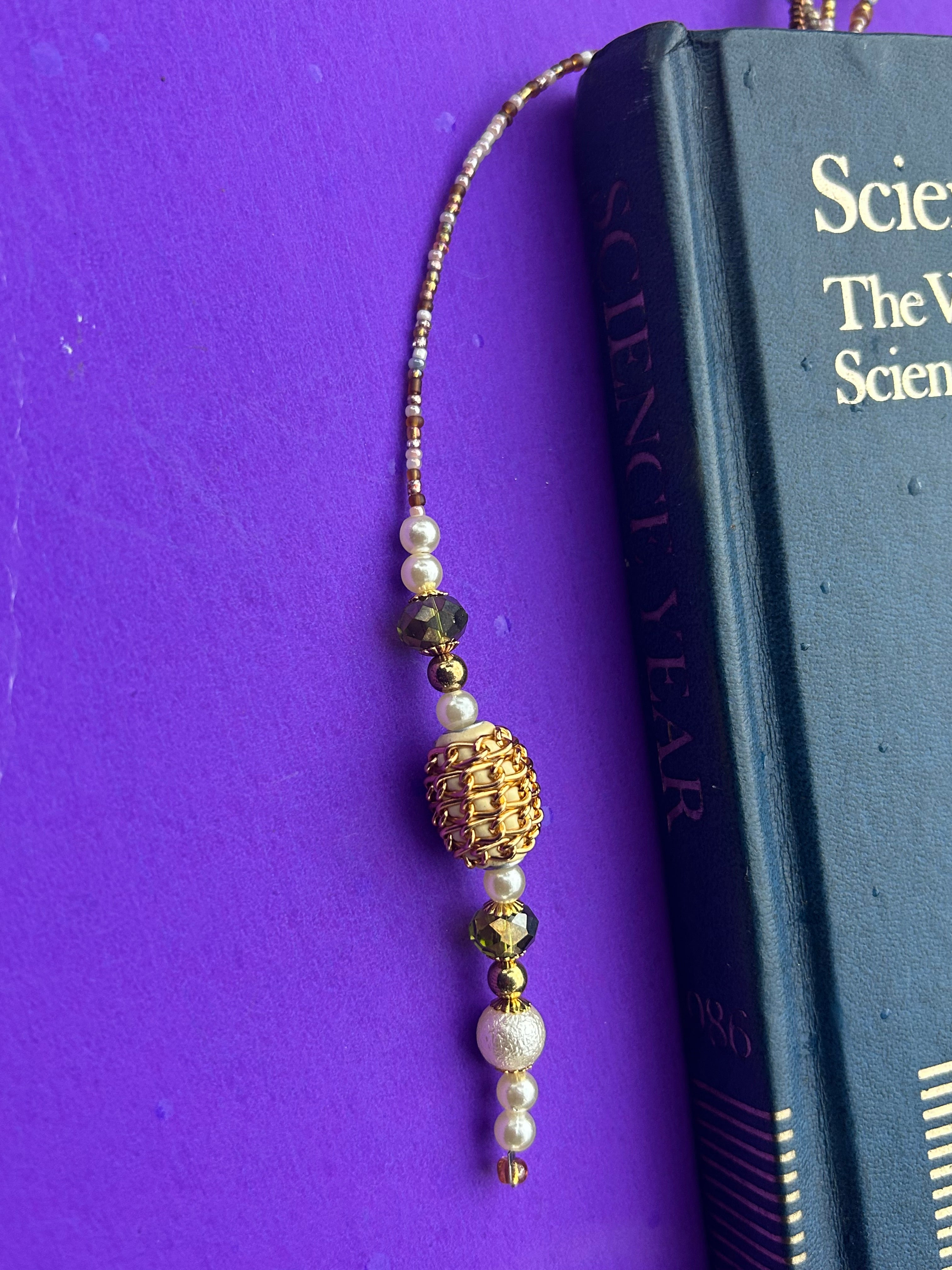 Handmade Beaded Bookmark