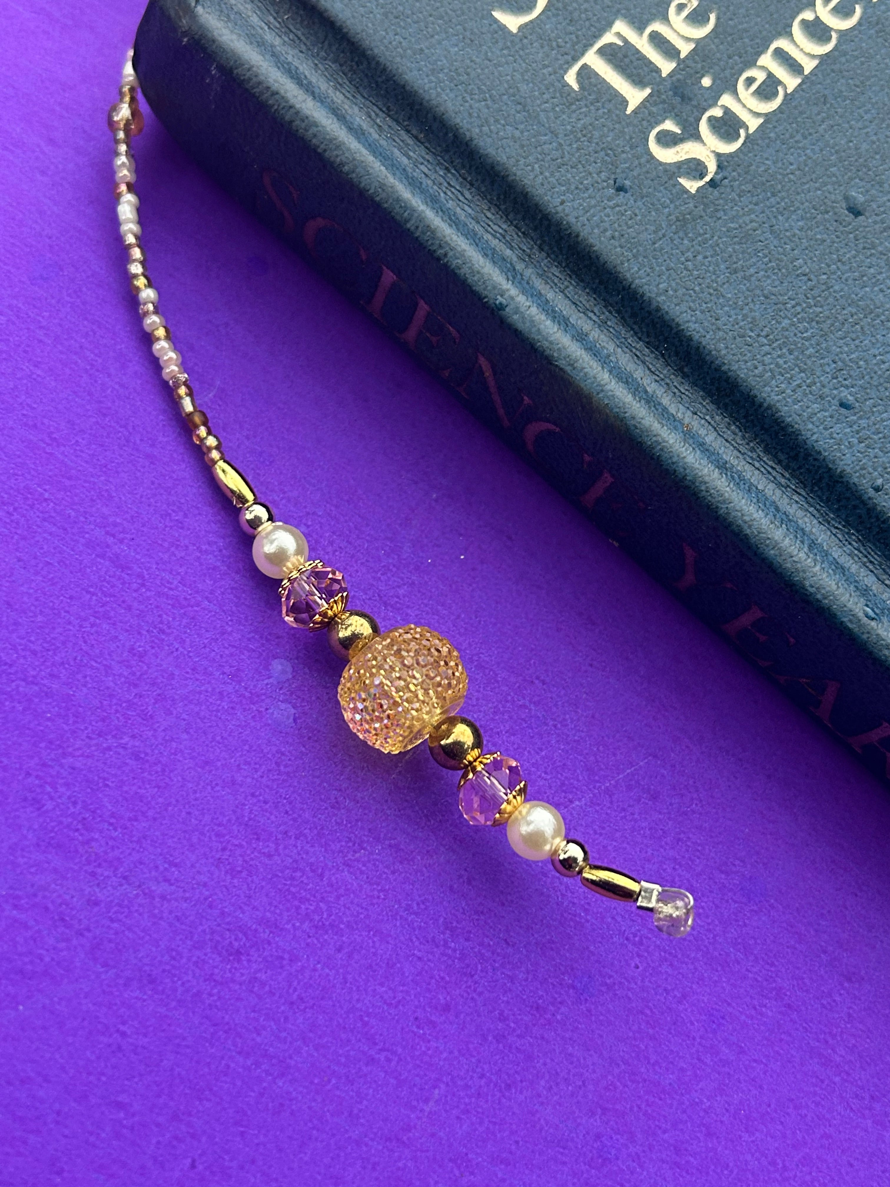 Handmade Beaded Bookmark