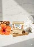 Orange Hibiscus Natural Shea Butter Soap 1/2 inch